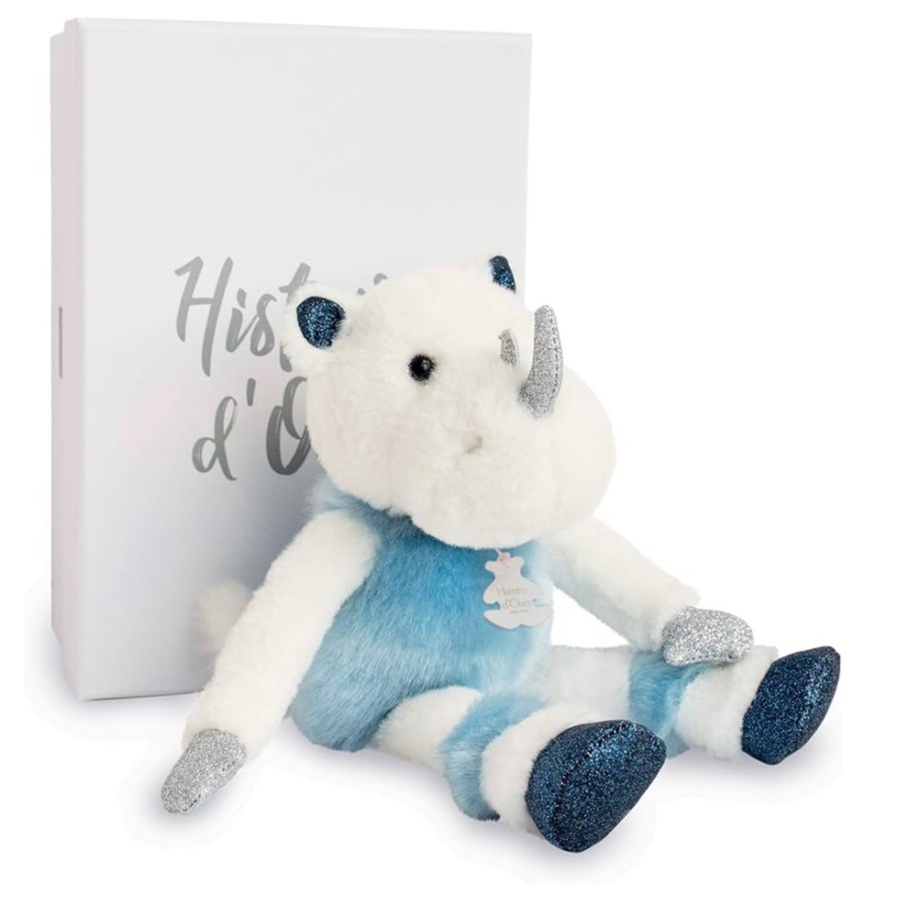 NWT in box Histoire d'Ours Plush 13” Rhino Paris France